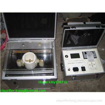 oil Test for Breakingdown voltage to Transformer oil
